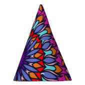 Pattern Summer Mode Colorful Trendy Feesthoedjes (Rechts)