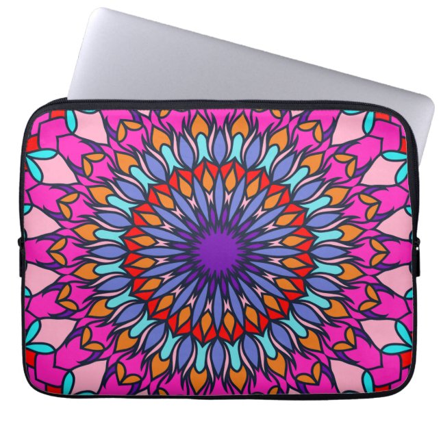 Pattern Summer Mode Colorful  Trendy Laptop Sleeve (Voorkant)
