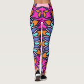 Pattern Summer Mode Colorful  Trendy Leggings (Achterkant)