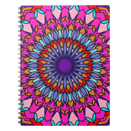 Pattern Summer Mode Colorful Trendy Notitieboek (Voorkant)