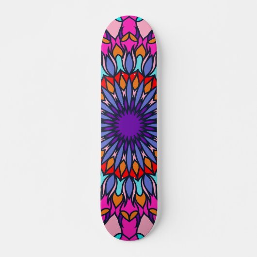 Pattern Summer Mode Colorful  Trendy Persoonlijk Skateboard (Voorkant)