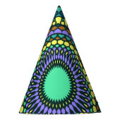 Pattern Summer Stylish Colorful  Trendy Feesthoedjes (Voorkant)