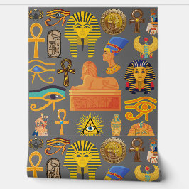 Pattern Symbol Ancient Egyptian Hieroglyphic  Behang