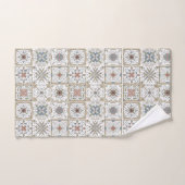 Pattern Tile Mosaic Bad Handdoek (Handdoek)