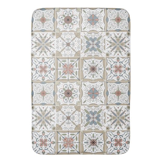 Pattern Tile Mosaic Badmat (Voorkant Verticaal)