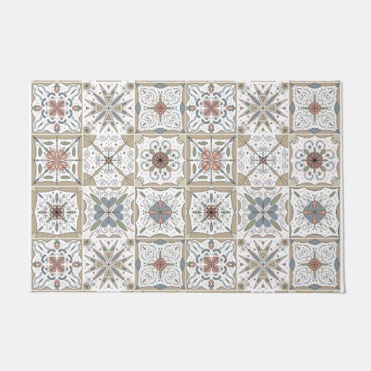 Pattern Tile Mosaic door mat (Voorkant)