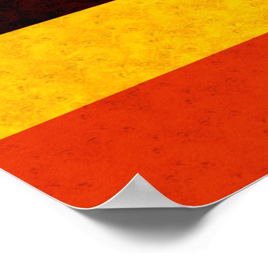 Pattern Ugandan Flag Poster (Hoek)