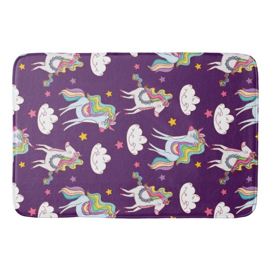 Pattern Unicorn Funny Magic Horse Badmat (Voorkant)