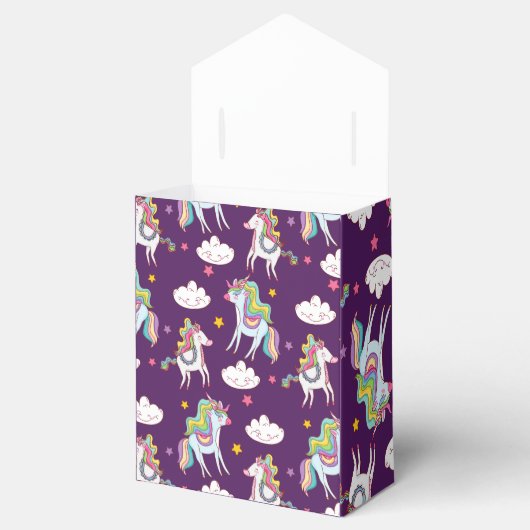 Pattern Unicorn Funny Magic Horse Bedankdoosjes (Geopend)