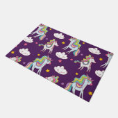 Pattern Unicorn Funny Magic Horse Deurmat (Schuin)