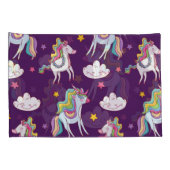 Pattern Unicorn Funny Magic Horse Kussensloop (Achterkant-Rechts)