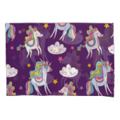 Pattern Unicorn Funny Magic Horse Kussensloop (Voorkant-Links)