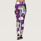 Pattern Unicorn Funny Magic Horse Leggings (Achterkant)