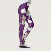 Pattern Unicorn Funny Magic Horse Leggings (Rechts)
