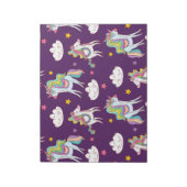 Pattern Unicorn Funny Magic Horse Notitieblok (Linkerzijde)
