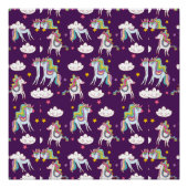 Pattern Unicorn Funny Magic Horse Perfect Poster (Voorkant)