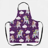 Pattern Unicorn Funny Magic Horse Schort (Voorkant)