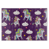 Pattern Unicorn Funny Magic Horse Snijplank (Voorkant)