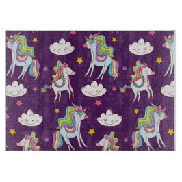 Pattern Unicorn Funny Magic Horse Snijplank