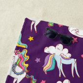 Pattern Unicorn Funny Magic Horse Strandlaken (In situ)