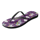 Pattern Unicorn Funny Magic Horse Teenslippers (Schuin)