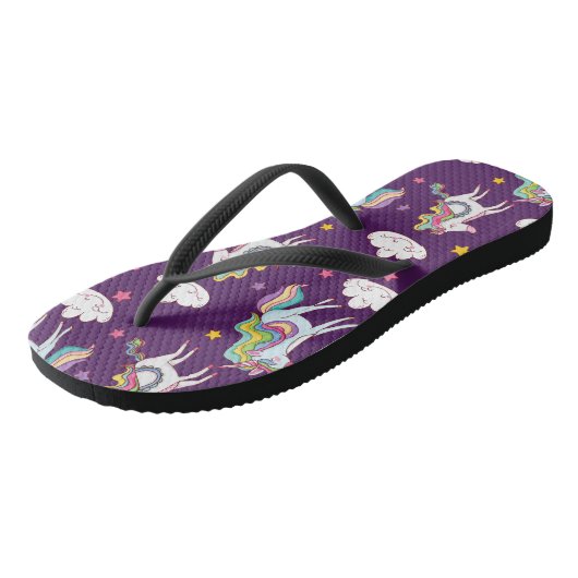 Pattern Unicorn Funny Magic Horse Teenslippers (Schuin)