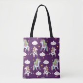 Pattern Unicorn Funny Magic Horse Tote Bag (Voorkant)
