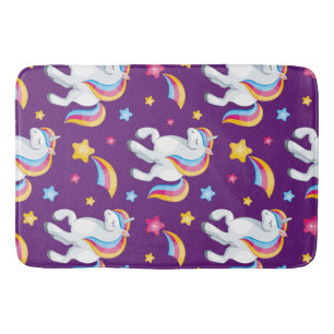 Pattern Unicorn Magic Horse Cute Badmat