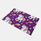Pattern Unicorn Magic Horse Cute Deurmat (Schuin)