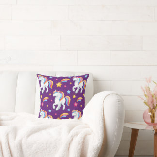 Pattern Unicorn Magic Horse Cute Kussen