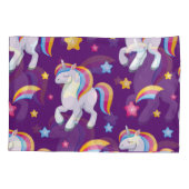 Pattern Unicorn Magic Horse Cute Kussensloop (Achterkant-Links)