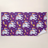 Pattern Unicorn Magic Horse Cute Strandlaken (Voorkant)