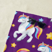 Pattern Unicorn Magic Horse Cute Strandlaken (In situ)