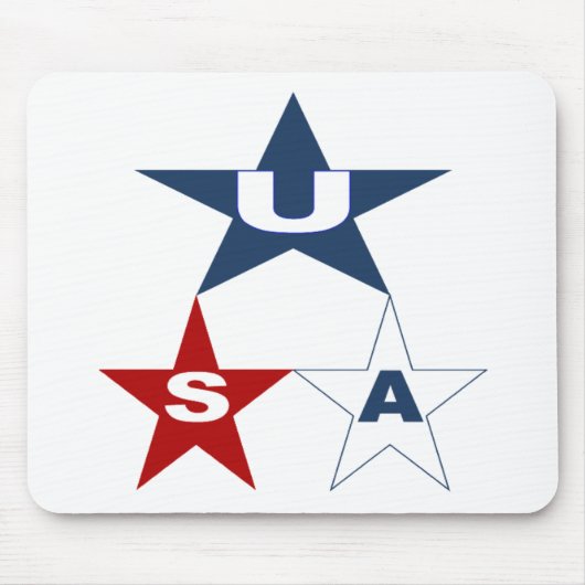 Pattern USA-muis Muismat (Voorkant)