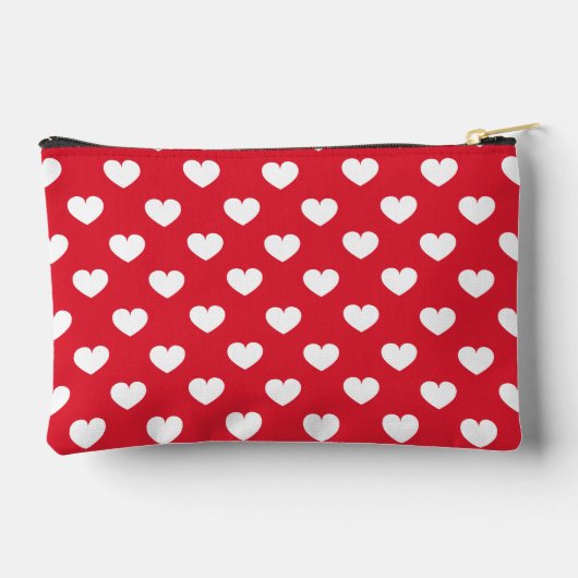 Pattern Valentine Background With Hearts Love Etui (Achterkant)