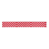 Pattern Valentine Background With Hearts Love      Grosgrain Lint (Voorkant)