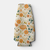 Pattern Vintage pumpkin Groovy Flesjeskoeler (Voorkant)