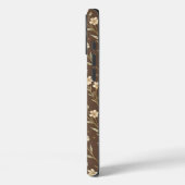 Pattern Wildflowers Brown Background Case-Mate iPhone Case (Achterkant / Links)