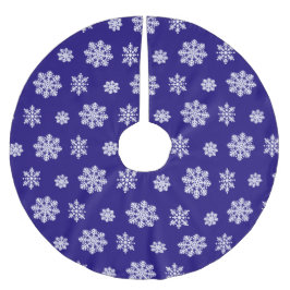 Pattern With large snowflakes Kerstboom Rok
