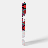 Pattern World red green Case-Mate iPhone Case (Achterkant / Rechts)