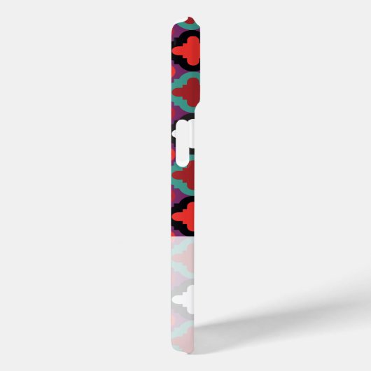 Pattern World red green Case-Mate iPhone Case (Achterkant / Rechts)