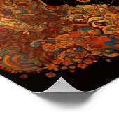  Patterned Boho Hippie Chick Poster (Hoek)