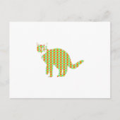 Patterned Cat Briefkaart (Voorkant)
