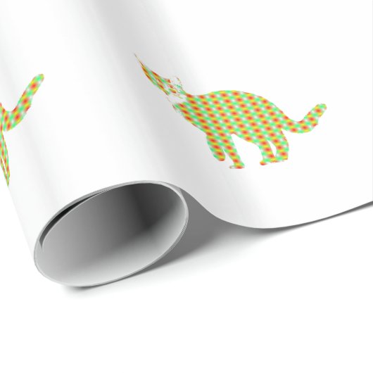 Patterned Cat Cadeaupapier (Rol Hoek)