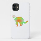 Patterned Cat Case-Mate iPhone Case (Achterkant)