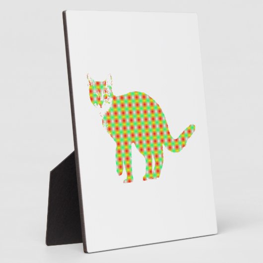 Patterned Cat Fotoplaat (Zijkant)