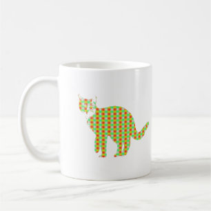 Patterned Cat Koffiemok