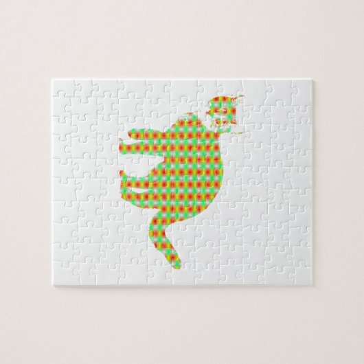 Patterned Cat Legpuzzel (Horizontaal)