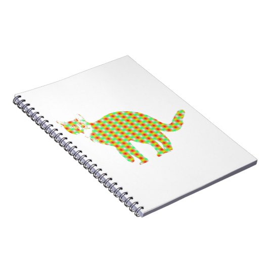 Patterned Cat Notitieboek (Rechterzijde)