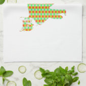 Patterned Cat Theedoek (Gevouwen)